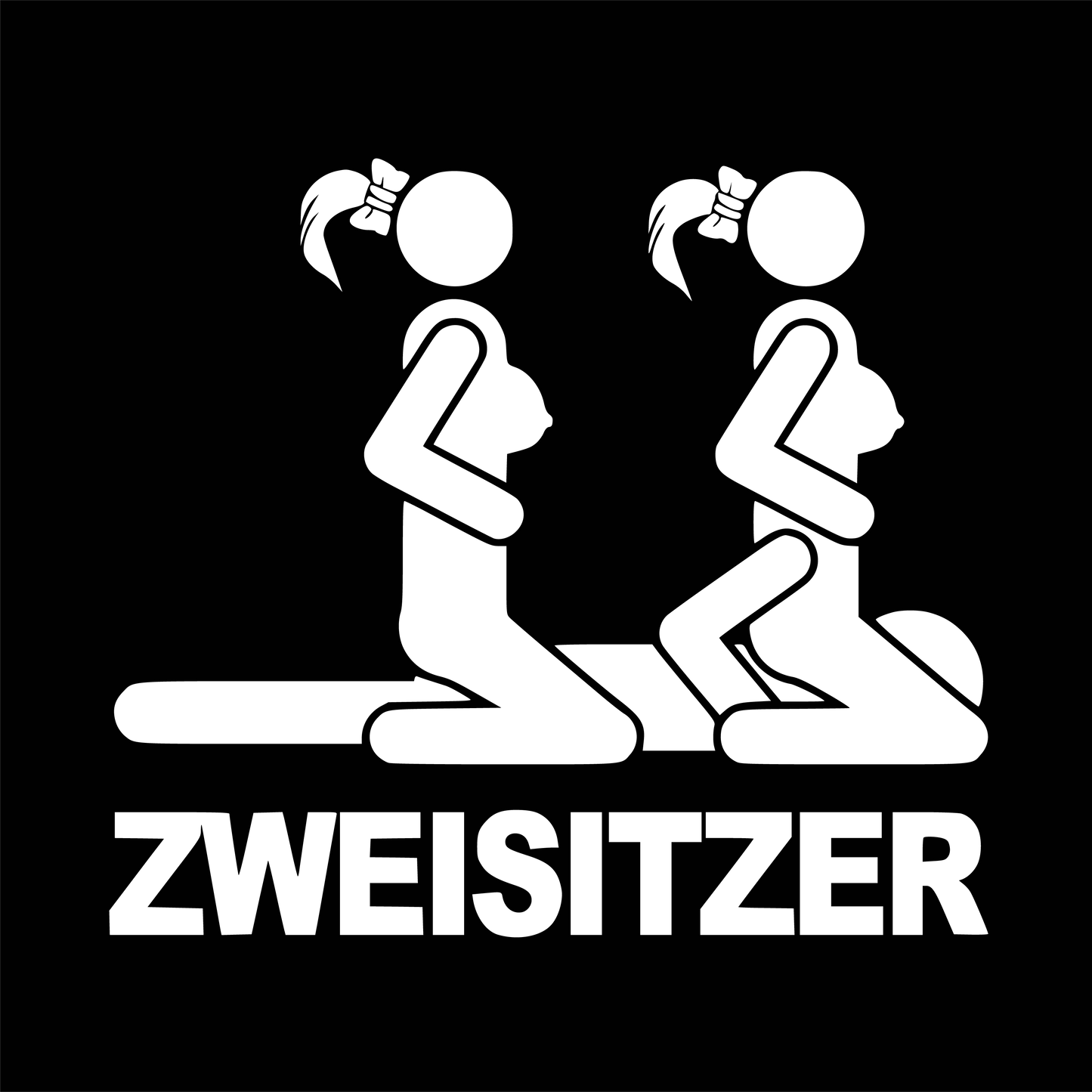 Zweisitzer Sticker Vo.1