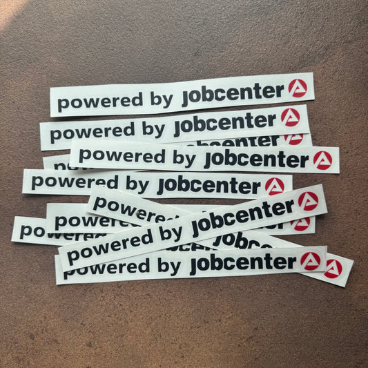 Powered by Jobcenter – Plottsticker