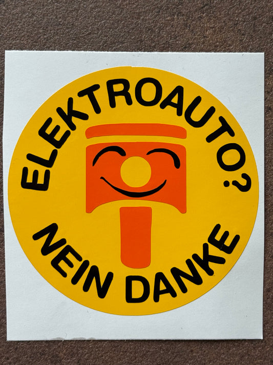 Elektroauto? Nein Danke – Sticker