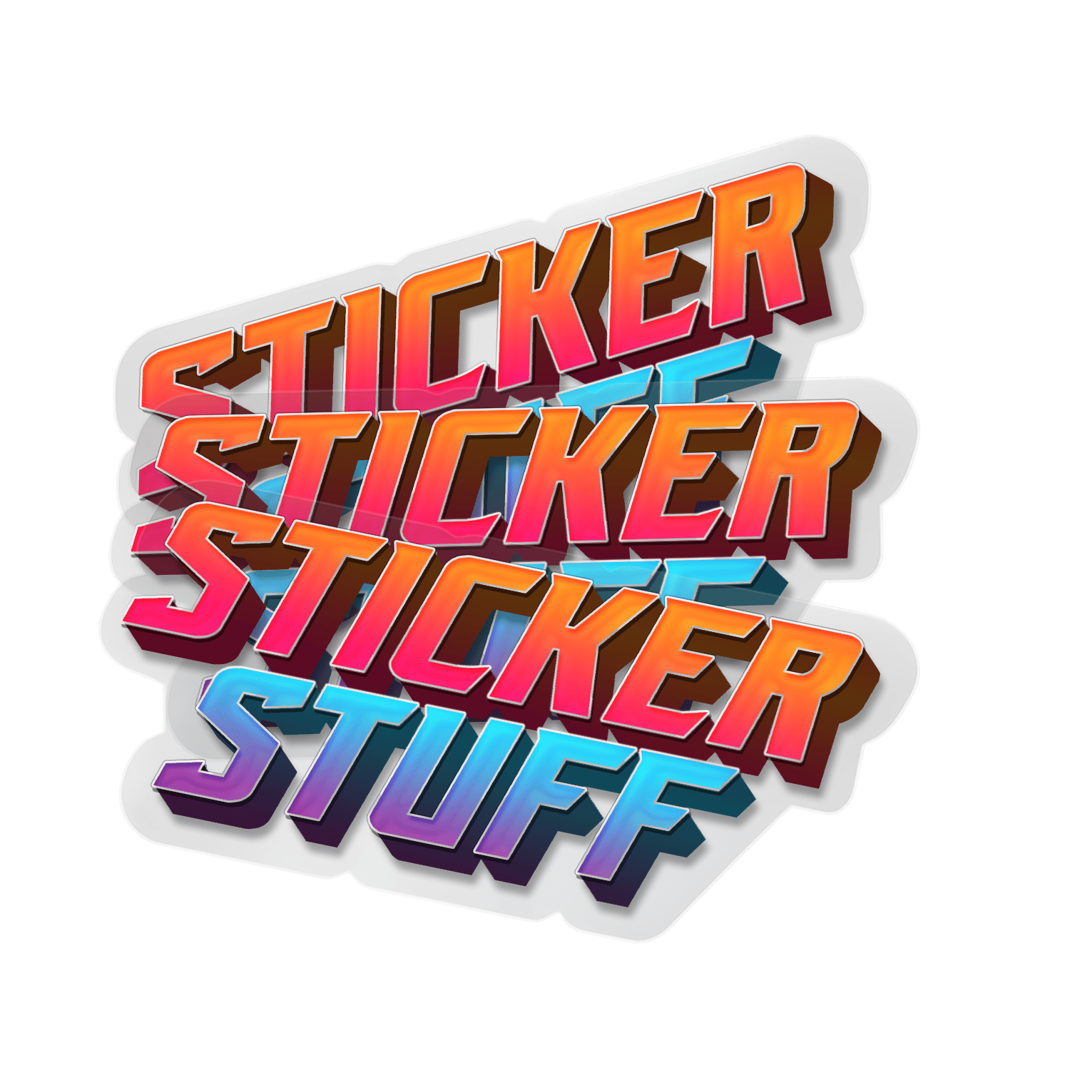 Custom Transparent Stickers – Create your own design