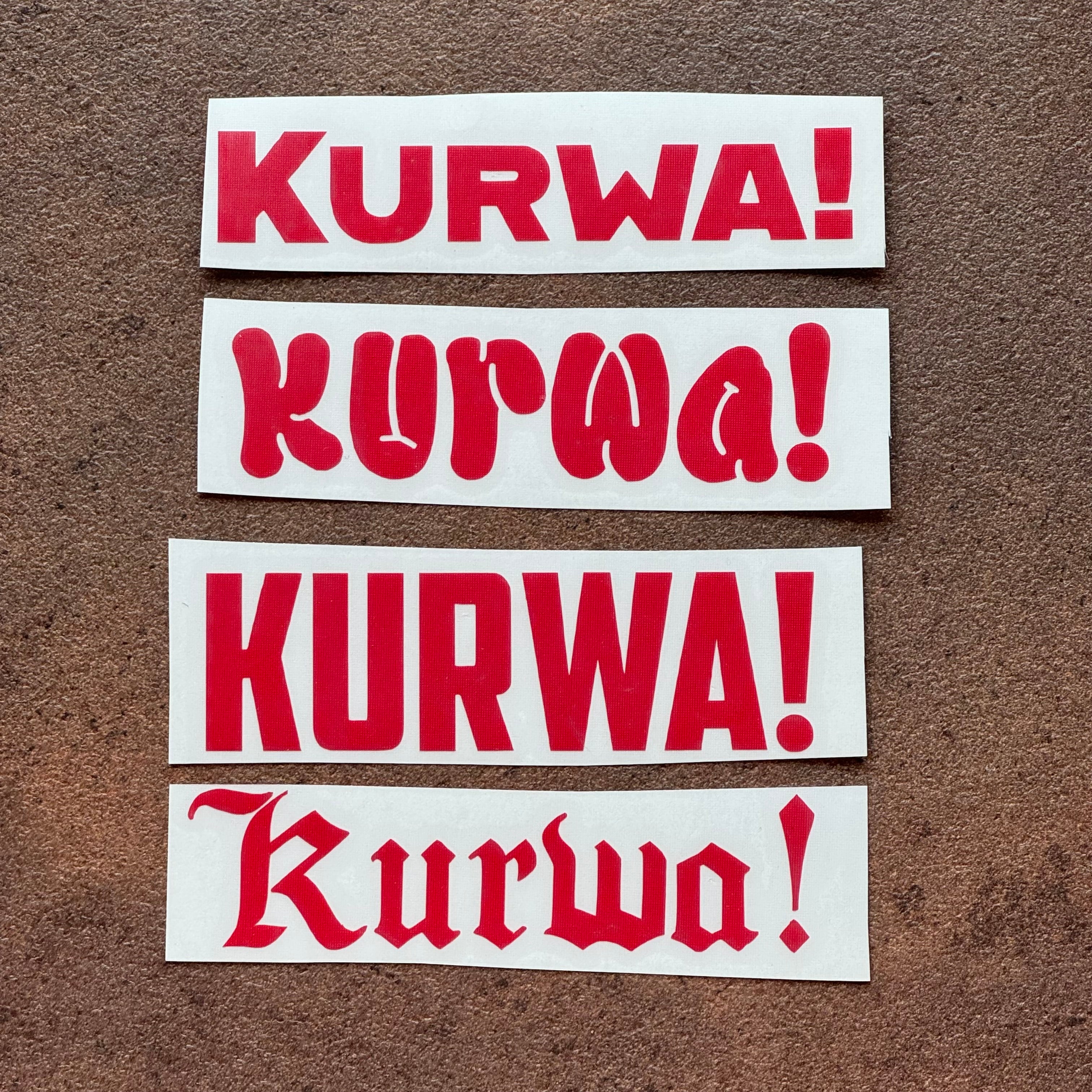 Kurwa – Plottsticker