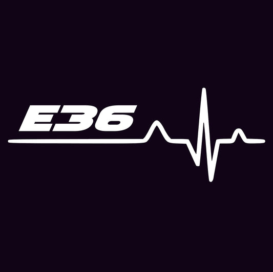 e36 Hearbeat Sticker