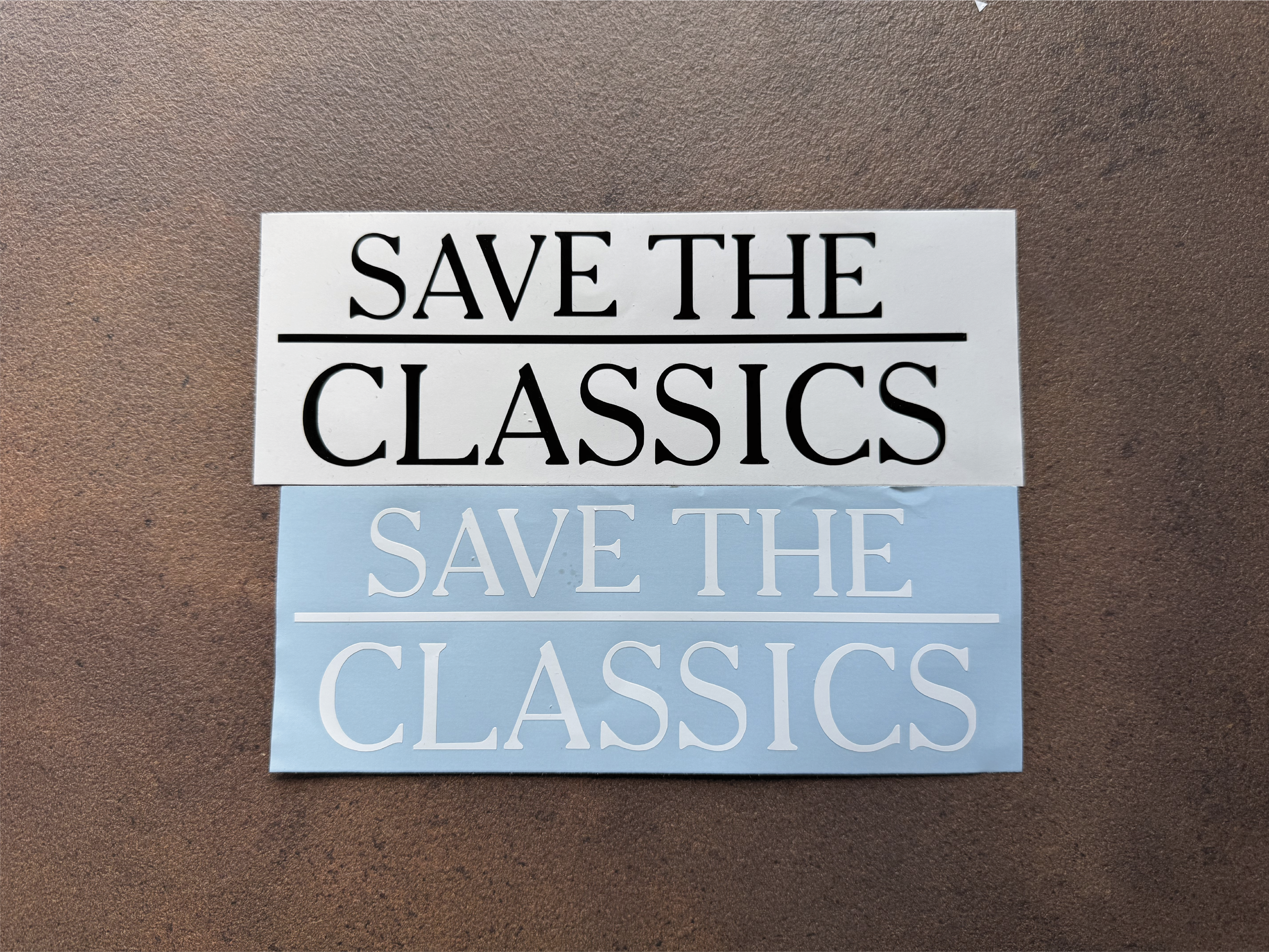 Save the Classics – Plottsticker