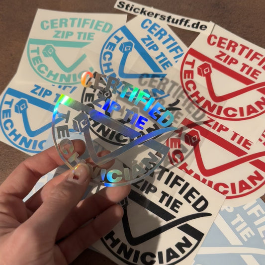 Certified Zip-Tie Technician – Plottsticker